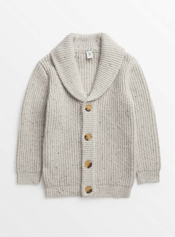 Long neutral outlet cardigan